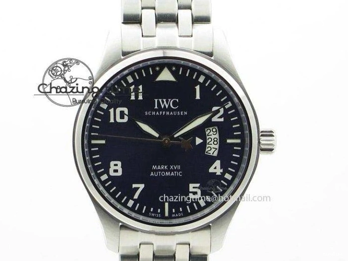 MIROTIME 0501 Mark XVI 1:1 Best Edition MK Maker SS Black Dial A2892 On Black Leather Strap Chic 7371